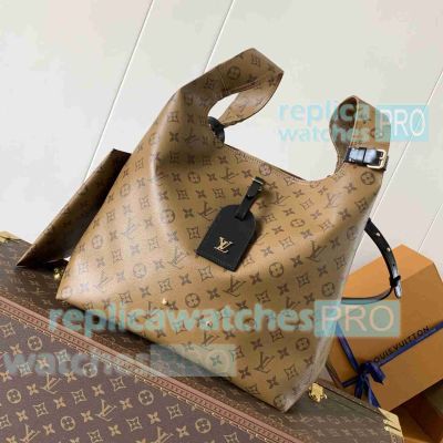 Copy L--V Atlantis GM Brown Monogram Handbag Large Size